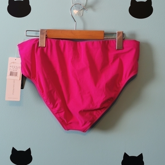Gottex Profile Bikini Bottom Fuschia 12 New - Picture 2 of 6